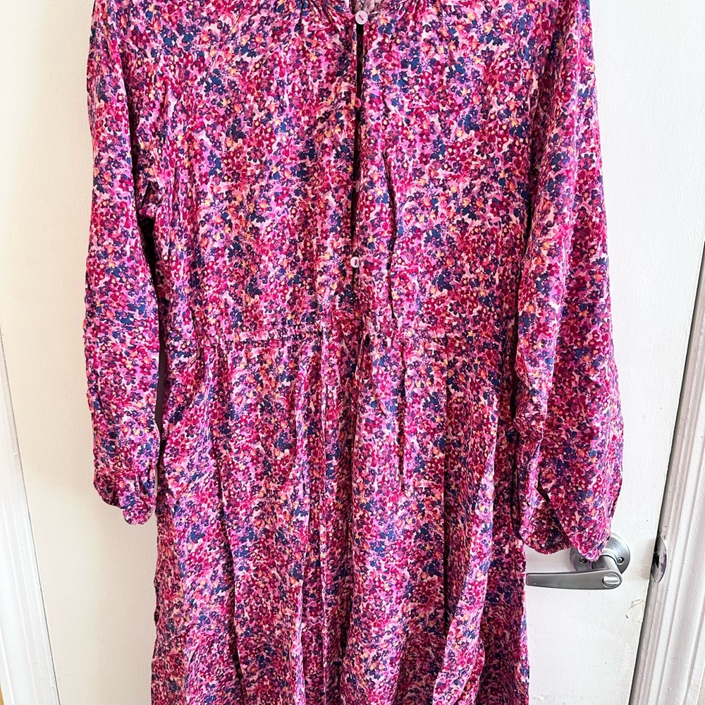 Time and Tru Pink Floral Mini Dress